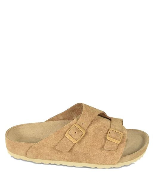 Birkenstock Zurich ダブルバックル スエードサンダル Brown