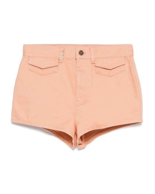 Chloé Pink Klassische Jeans-Shorts