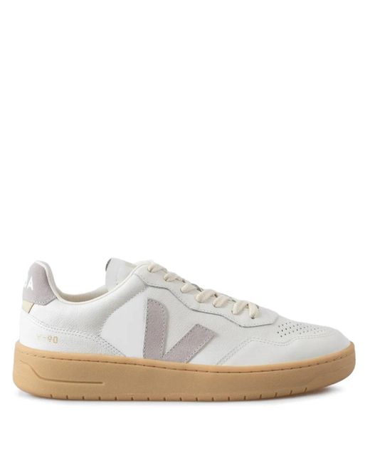 Veja White Leather Sneakers