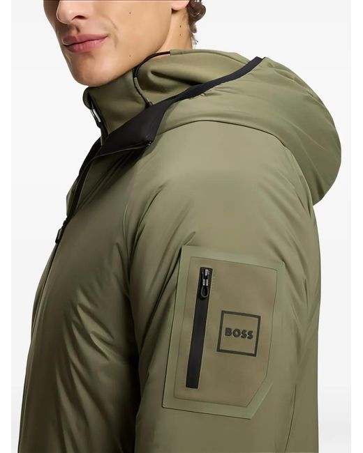 Boss Green Water-Repellent Jacket for men