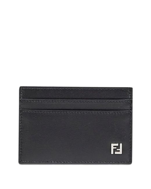 Fendi Eckiges Kartenetui Mit Ff in Black für Herren