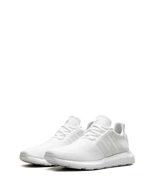 Adidas White Swift Run 1.0 "Cloud" Sneakers