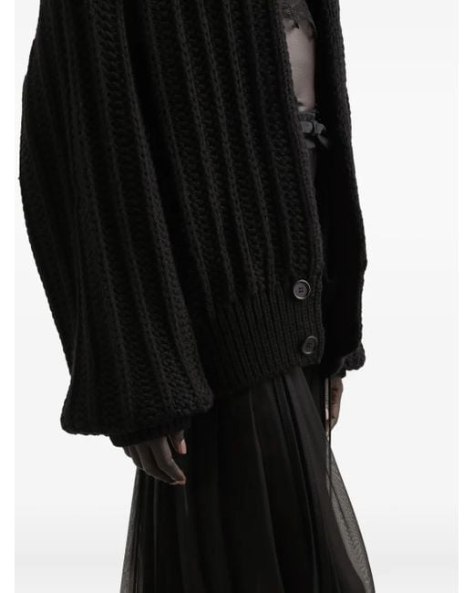 Dolce & Gabbana Black Pleated Zip-Detailed Skirt