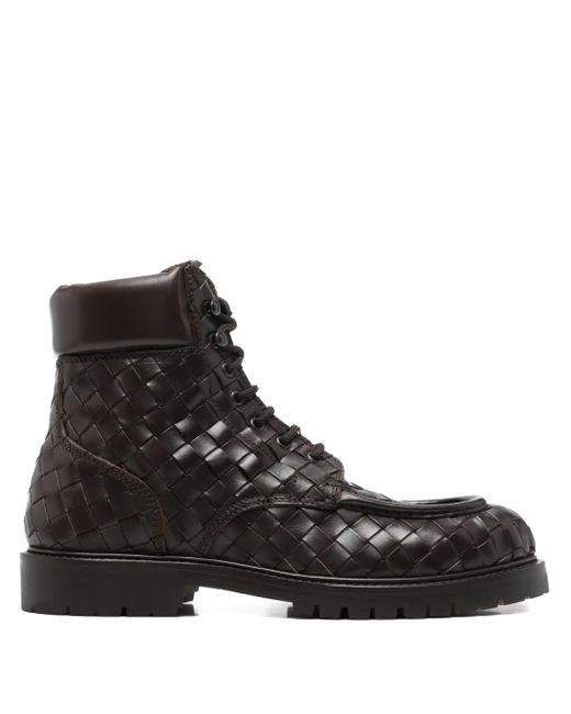 Officine Creative Black Bottines Boss 016 30 Mm À Lacets for men