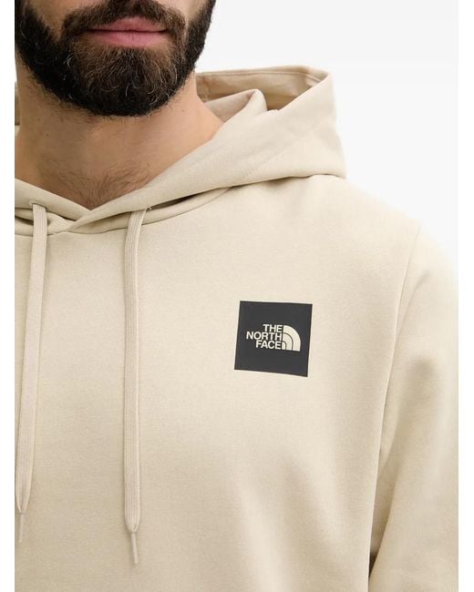 The North Face Natural Logo-Patch Drawstring Hoodie for men