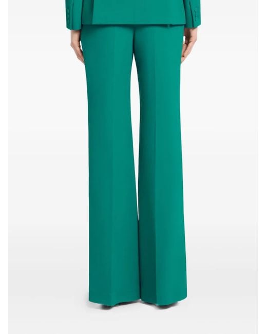 Elie Saab Green Flared Trousers