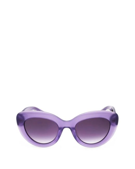 Kate Spade Purple Lunettes De Soleil À Monture Papillon Capri