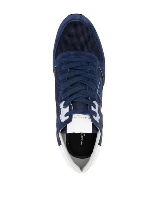 Philippe Model Blue Tropez Haute Lace-Up Sneakers for men