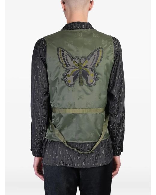 Needles Green Radio Vest for men