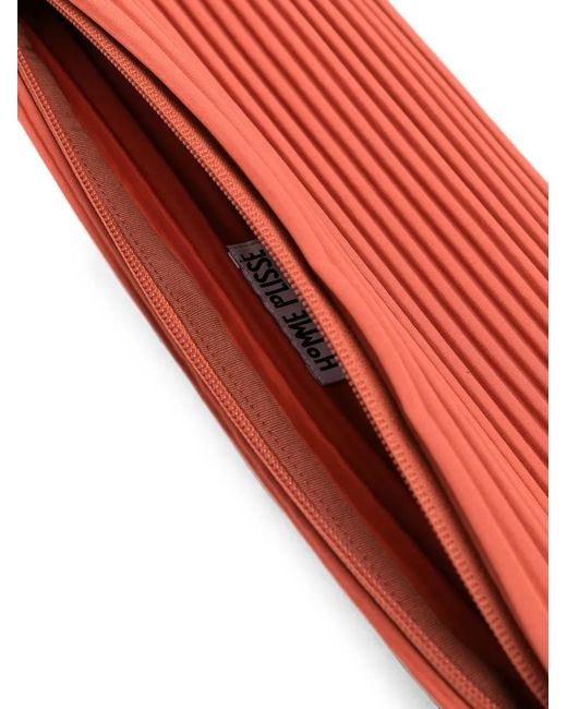 Homme Plissé Issey Miyake Red Pleated Belt Bag for men