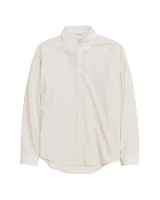mfpen White Striped Shirt for men