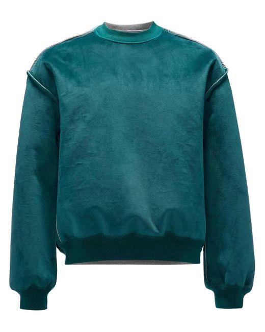 J.W. Anderson Green Bonded Sweatshirt for men