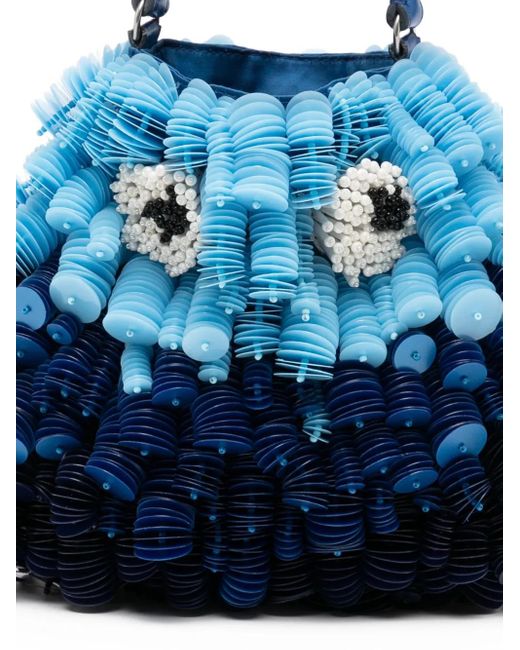 Anya Hindmarch Blue Sea-Creature Tote Bag