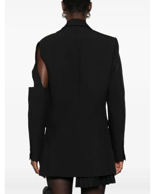 Coperni Black Cut-Out Blazer