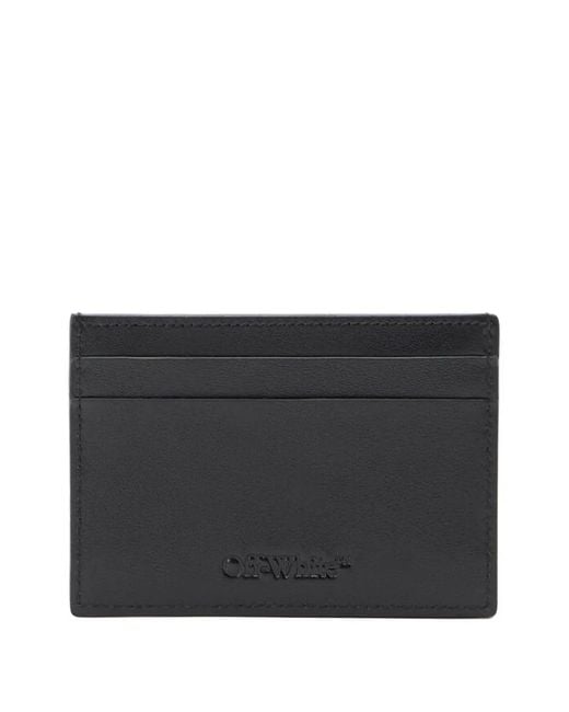 Off-White c/o Virgil Abloh Black Diagonal-Stripes Card Case for men