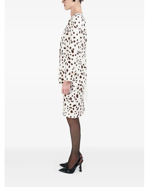 Veste À Motif Dalmatien ROWEN ROSE en coloris White