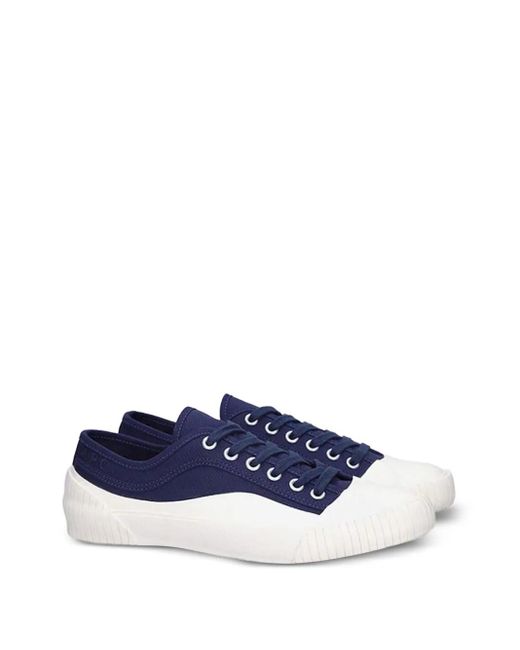 A.P.C. Blue Iggy Canvas Lace-Up Sneakers for men