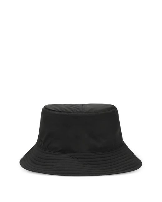Gucci Black Reversible Gg Monogram Buckle Hat