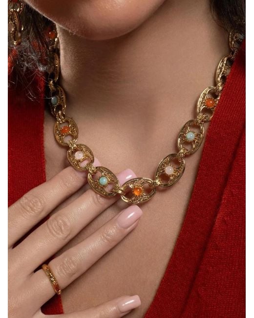 Gas Bijoux Metallic Carthage Multi-Link Necklace