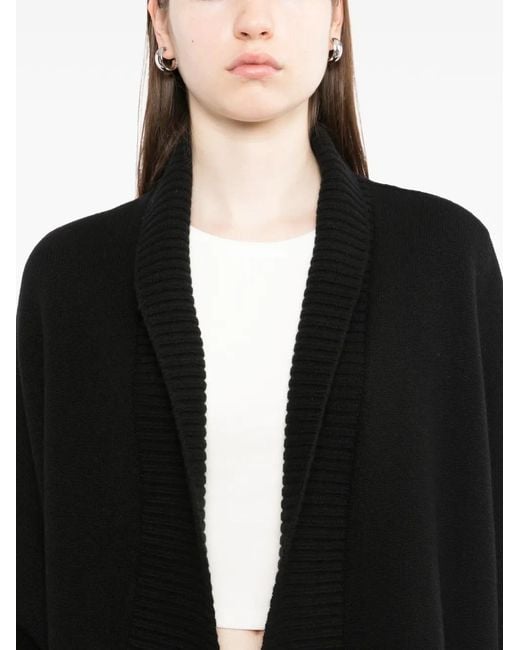 N.Peal Cashmere Black Cocooning Cardigan
