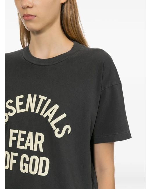 Essentials Black Campus T-Shirt