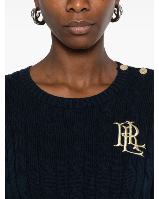 Ralph Lauren Blue Montiva Long Sleeve Pullover