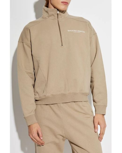 Sporty & Rich Natural Athletic Club Sweatshirt