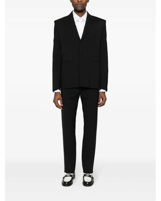 MSGM Black Trousers for men