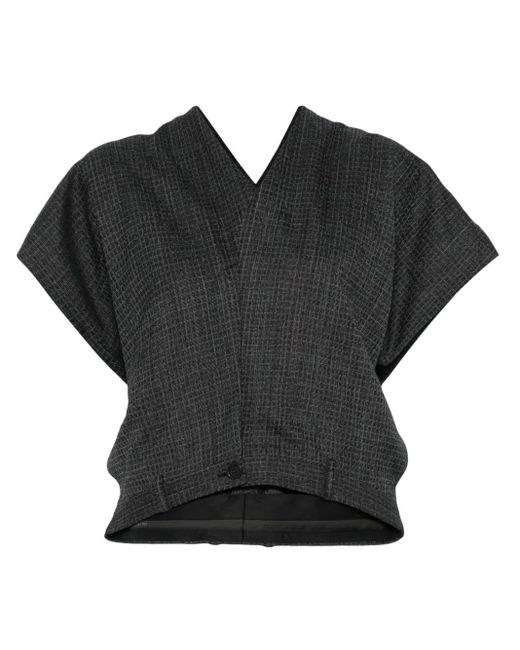 Balenciaga Black Tailored Pants Top