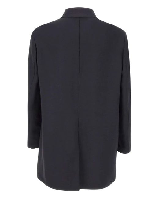 Corneliani Blue Single-Breasted Coat for men