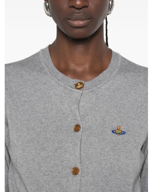 Vivienne Westwood Gray Bea Cardigan