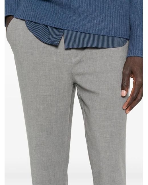 Pantalones rectos con cordones Les Deux de hombre de color Gray