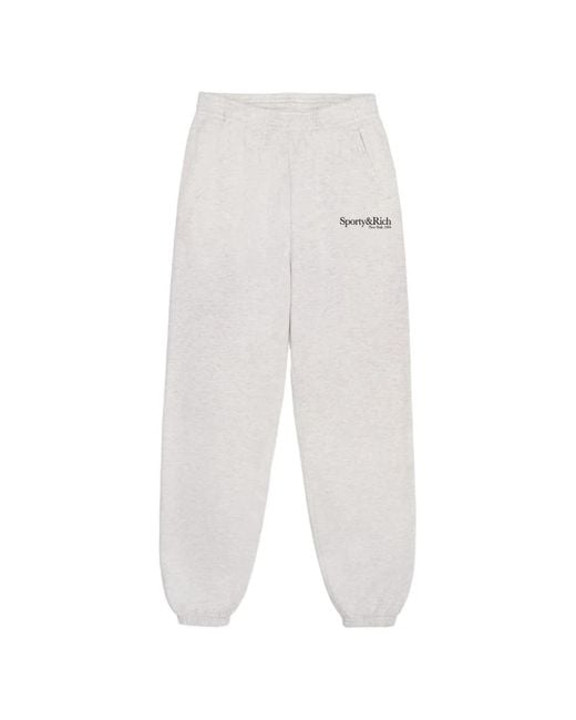 Sporty & Rich White Run Club Track Pants