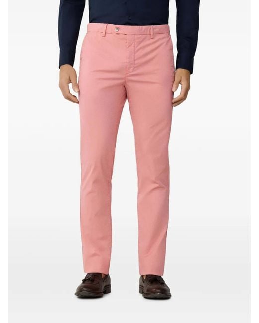 Hackett Red Slim-Fit Chinos for men