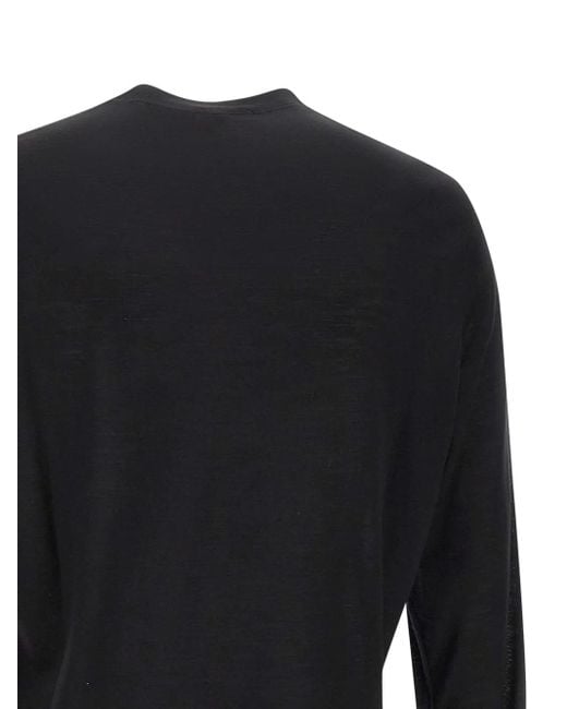 FILIPPO DE LAURENTIIS T-Shirt Met Ronde Hals in het Black voor heren