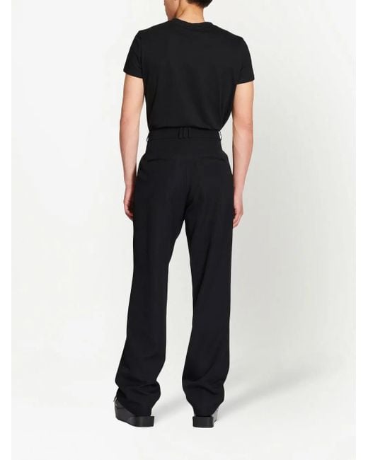 Balmain Black Large Trousers For Elevated Style for men