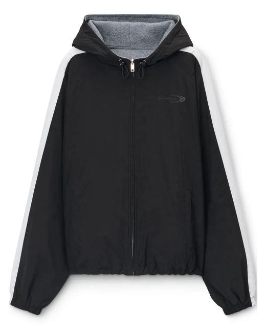 Alexander Wang リバーシブル ラグランジップ パーカー Black
