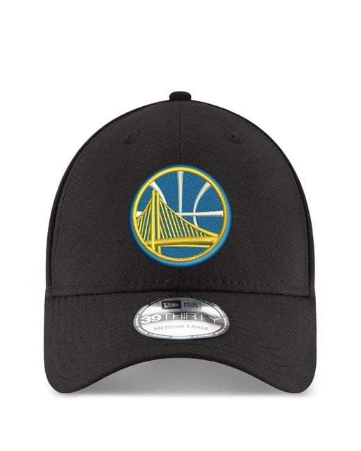 KTZ Black 39Thirty Golden State Warriors Stretch-Fit Cap for men