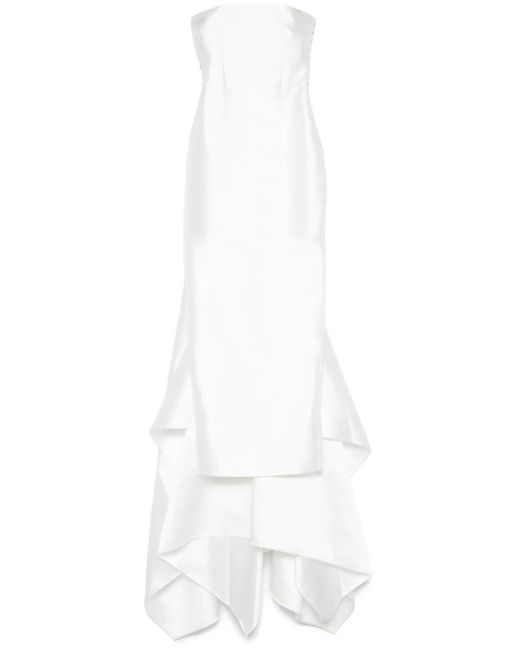 Solace London White Imani Abendkleid