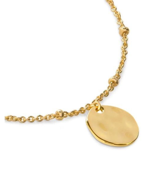 Pulsera Siren Muse Disc Monica Vinader de color Metallic