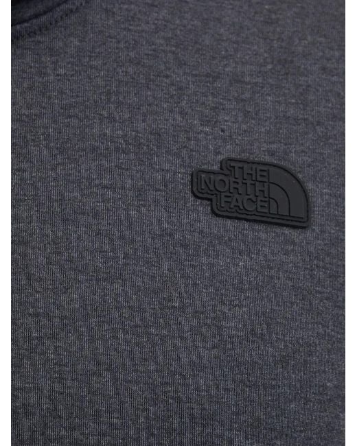 The North Face Gray Logo-Detail Hoodie for men