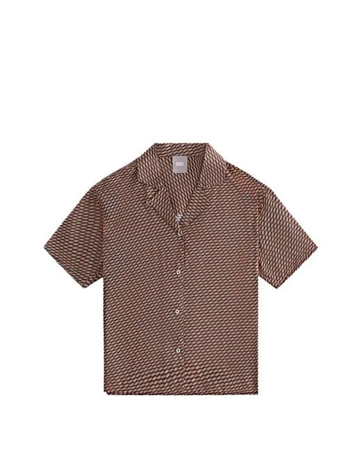 Kith Elena Blouse Met Monogram in het Brown