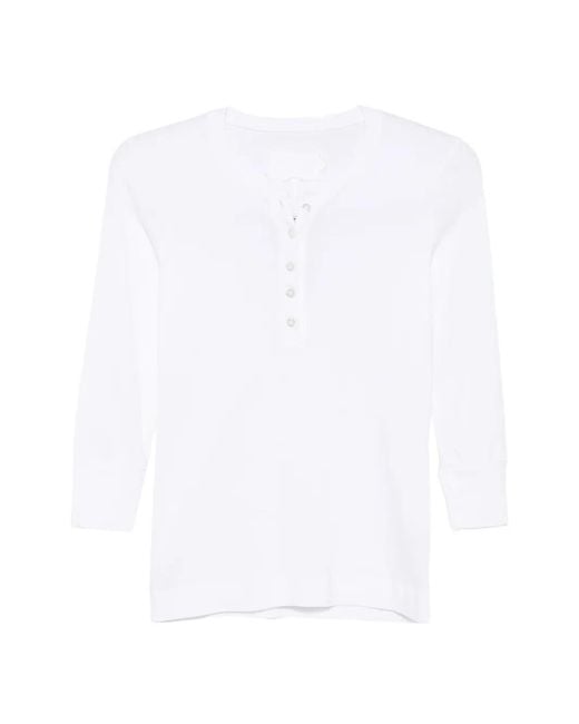 Private 0204 White Buttoned T-Shirt