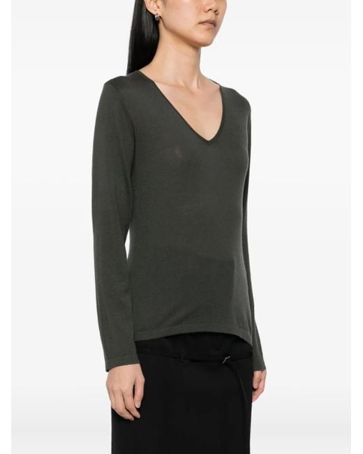 N.Peal Cashmere Green Imogen Top
