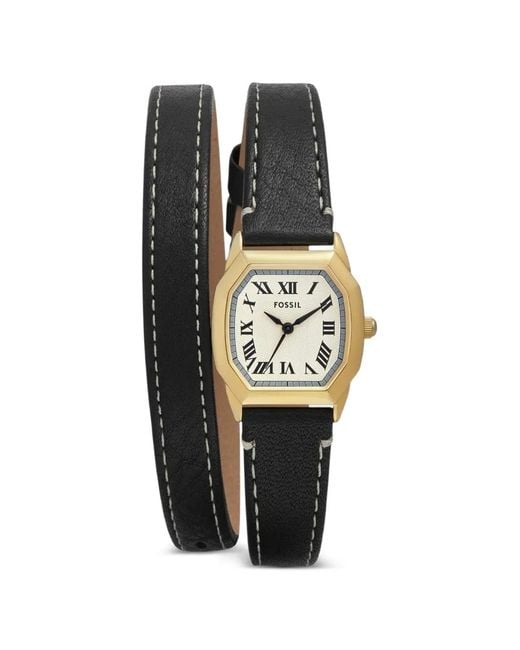 Fossil Black Montre Harlow Mm