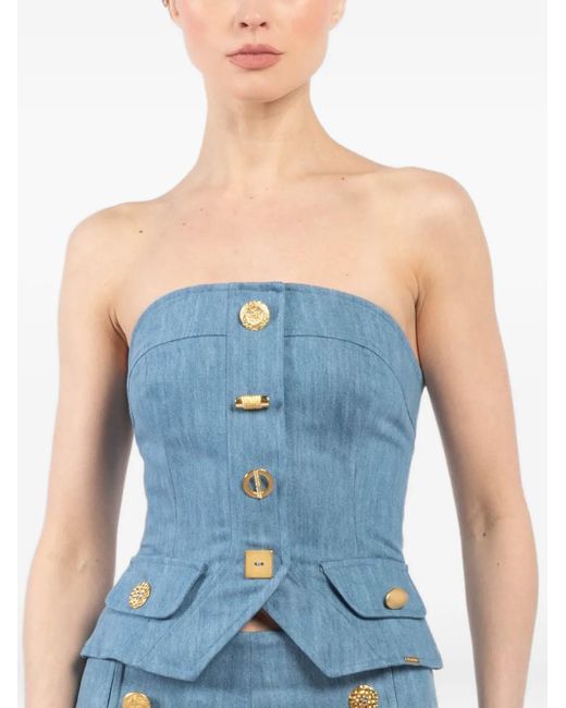 Franchise Blue Decorative-Buttons Top