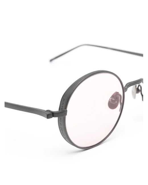 Matsuda Natural Round-Frame Sunglasses