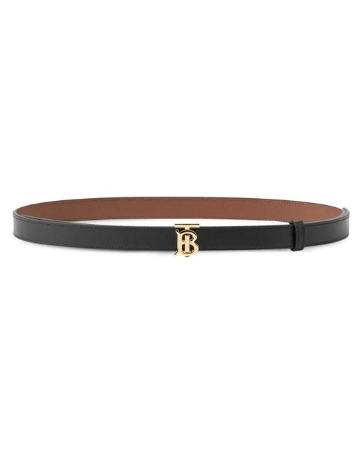 Burberry Brown Reversible Logo-buckle Leather Belt