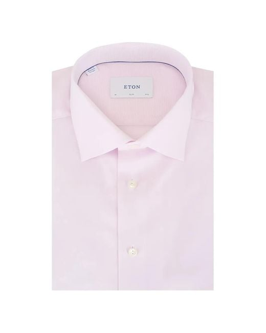 Eton of Sweden Pink Long-Sleeve Shirt for men