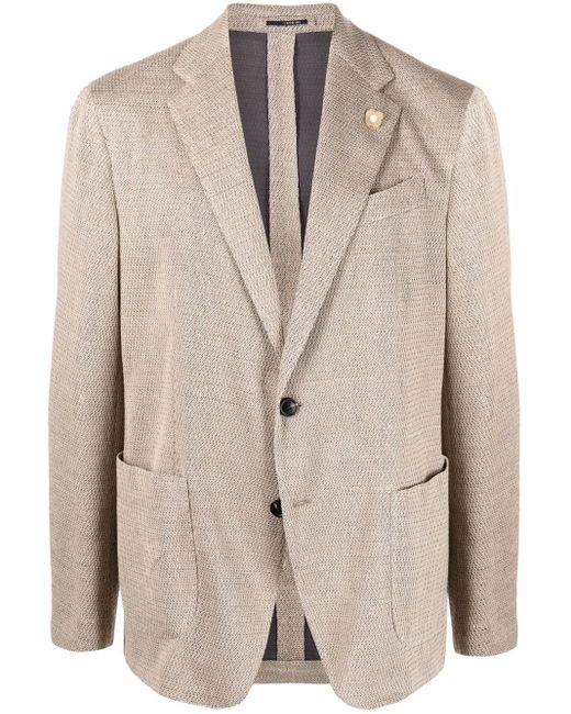 Lardini Natural Jackets Beige for men